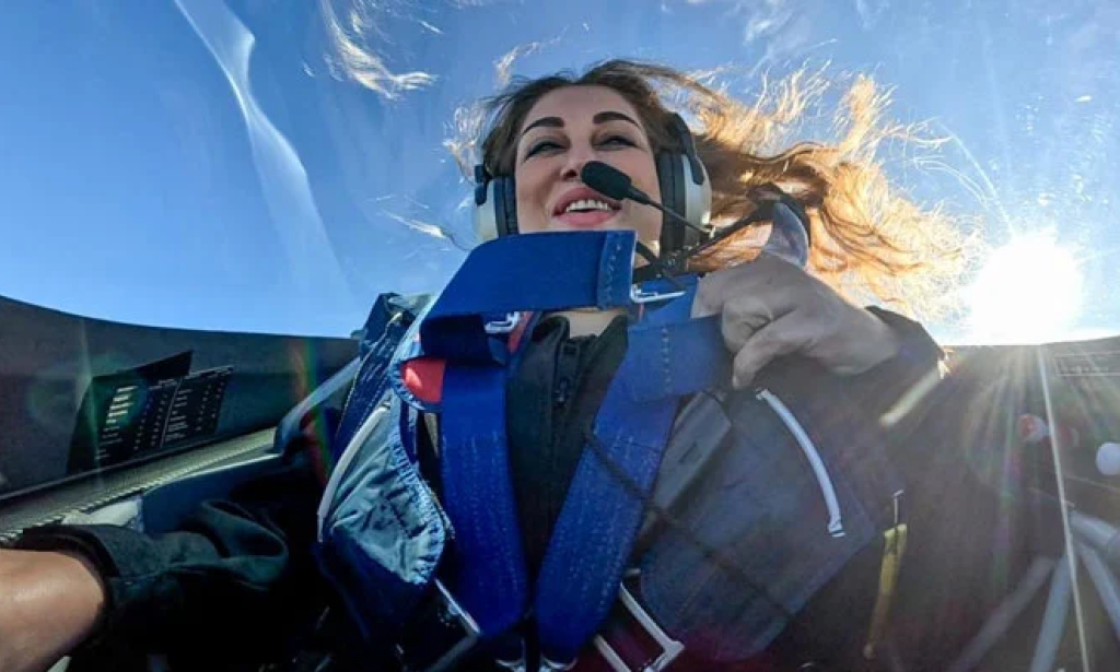 Namira Salim all set for journey towards space today